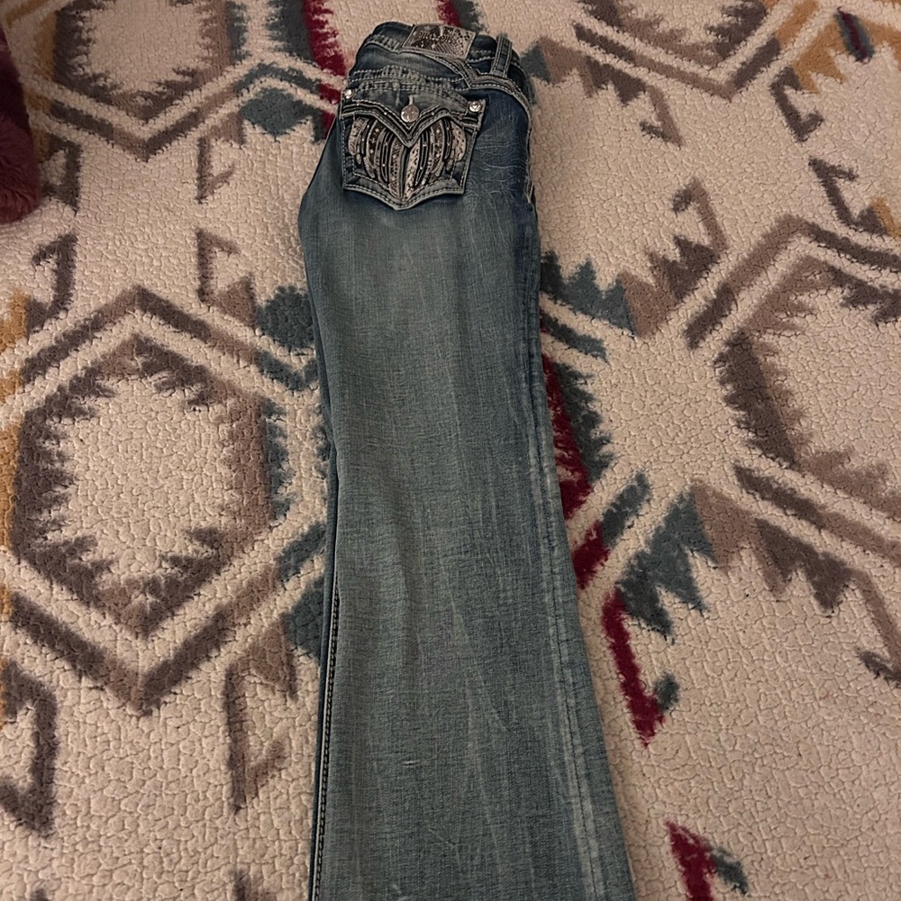 Miss Me Low-Rise Bootcut Jeans